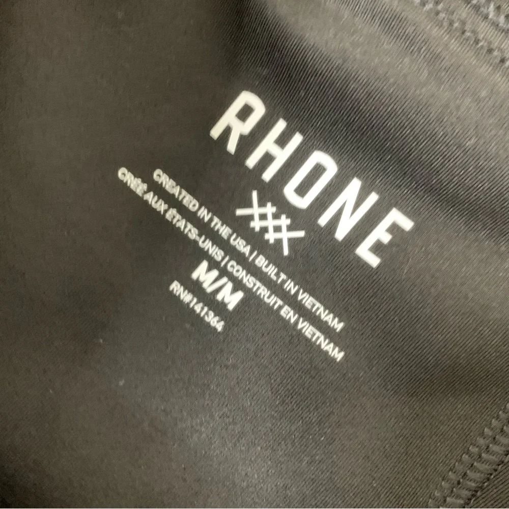 Rhône Mens black valspar drawstring joggers medium - Picture 8 of 12